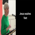Jesus washes feet 